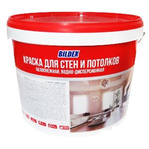 Краска ВД акриловая BILDEX д/стен и потолков 14 кг, д/вн. работ