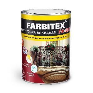 Грунтовка  ГФ-21 кр.коричневая 0,8 кг FARBITEX