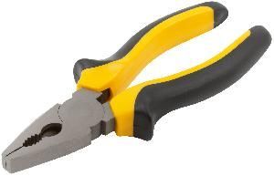 Плоскогубцы комбинированные 200 мм прорезиненные ручки FIT (50627)