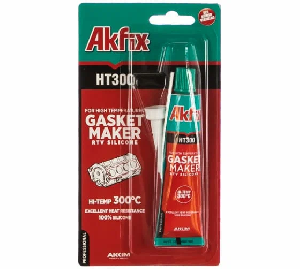 Герметик силиконовый высокотемп. для тепловых систем Akfix HT300 красный (до +300°С) 50гр