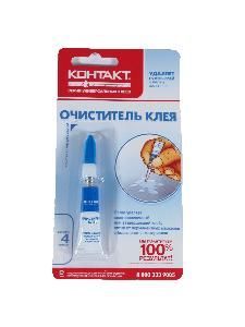 Очиститель для моментального клея КОНТАКТ 4мл ШОУ-БОКС