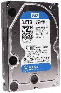 Жесткий диск 3 ТБ  WD Blue [WD30EZRZ]