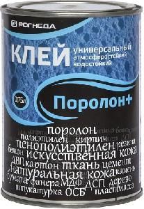 Клей Поролон+ (водостойкий) 0.75 л Рогнеда