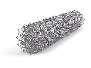 Сетка рабица яч. 25х25 1,5х10м ОЦ, d 1,4мм.