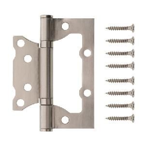 Петля 100х75х2,5 никель матовый, без врезки