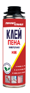 Клей-пена монтажная профес. ПЕРВАЯ ЛИНИЯ MINI PRO
