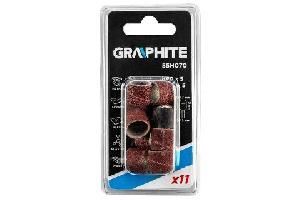Набор шлифовальных барабанов  12,7/хв.3,2мм GRAPHITE 55H070 (10шт)