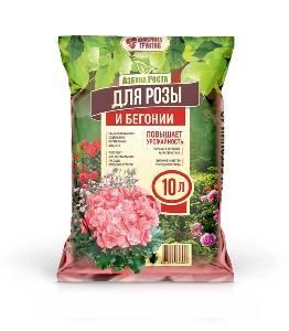 Грунт Азбука Роста ДЛЯ РОЗЫ И БЕГОНИИ 5л