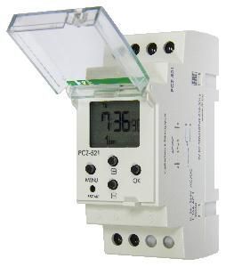 Реле времени PCZ-521 (AC/DC 16А 1перекл. IP20 монтаж на DIN-рейке) F&F 