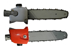 Насадка-сучкорез на бензокосу с масляным бачком с посадкой на 7 зубов