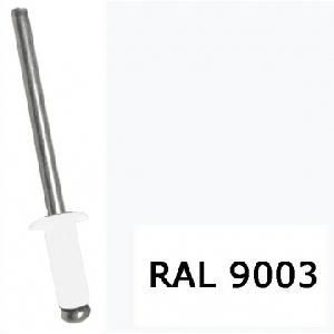 Заклепки вытяжные RAL 9003 белый 3,2х8мм упак 20шт 