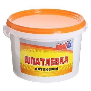 Шпатлёвка  готовая латексная 0,9 кг  БРОЗЕКС 