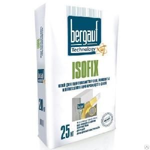 Клей для пенополистерола и минваты БЕРГАУФ ИЗОФИКС 25кг