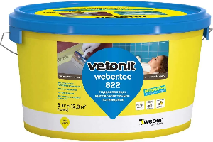 Гидроизоляция ВЕТОНИТ tec 822 серый 8 кг