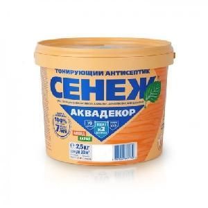 Сенеж Аквадекор 109 орех 2,5кг алкид+акрил