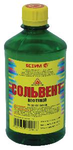 СОЛЬВЕНТ 0,5л пластик (Новгород)