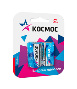 Батарейка КОСМОС  LR14 (C) 2шт/упак
