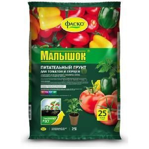 Грунт МАЛЫШОК 25 л  для томатов, перцев (ФАСКО)