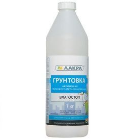 Грунтовка ВЛАГОСТОП Лакра 1 л (Лакра)