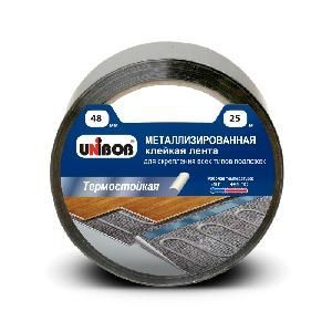 Скотч алюминиевый 50ммх10м UNIBOB