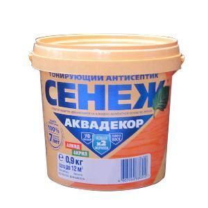 Сенеж Аквадекор 108 черешня, 0,9кг алкид+акрил