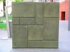 Тротуар пл. полимер-песчаная 330*330*20 зелёная