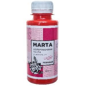 Колер. паста МАРТА № 9 Розовый 0,1л 