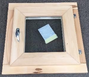 Блок оконный  450х450 (стеклопакет, фурнитура) Веста ЛИПА