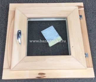 Блок оконный  450х450 (стеклопакет, фурнитура) Веста ЛИПА