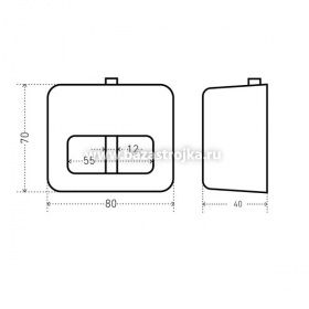 Замок навесной ВС2-10-01С АЛЛЮР