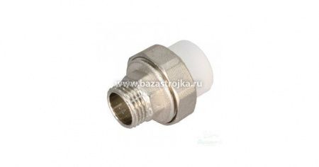 ПТ АМЕРИКАНКА НР Ф20х3/4" усил. PPR (ПП) РТП