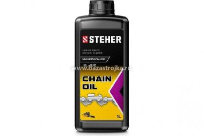 Масло для пильных цепей минеральное 1 л STEHER 