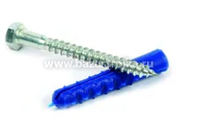 Дюбель пластиковый с шипами (К) 12,0х 70 с шурупом 8х 90 уп. 2 шт SteelRex