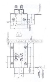 Замок накладной реечный ПХК (КОМАЗ)