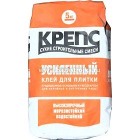 Клей для плитки КРЕПС усиленный 5 кг
