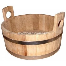 Шайка 5 л ЛИПА с пласт. вставкой