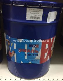 Эмаль алкидная зеленая БРОЗЭКС ПФ-115 25 кг (Березовск)