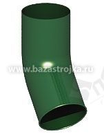 Колено сливное Престиж D100, коричн, 8017 (60 градусов)