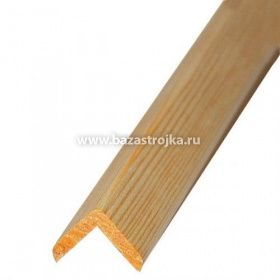 Уголок деревянный ЛИПА 25х25х2700 (наружный) сорт А, Б  