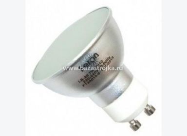 Лампа светодиодная GU10   7 Вт (теплый) SAFFIT