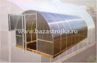 Теплица ОЦ УДАЧНАЯ КОМПАКТ  4м (выс. 2,1м шир. 2,5м мет.кор 20х20; 2торца+3дуги, 2форточки) БАЗОВАЯ