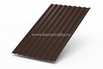 Профлист МП20, Steelmatt RR32 темно-коричн.  2м х1,15м х0,4мм