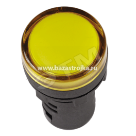 Лампа сигнальная AD22DS желтая