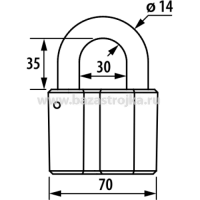 Замок навесной ЧАЗ ВС-2-М1 (Чебоксары)