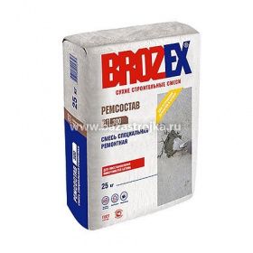 Ремсостав 300 быстротвердеющий цементный Брозекс 25 кг 