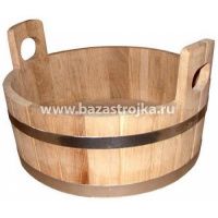 Шайка 9 л ЛИПА с пласт. вставкой