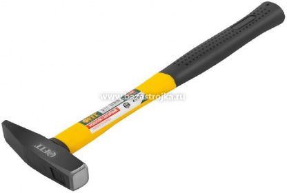 Молоток 0,2 кг квадратный боек фибер. ручка FIT (44282)