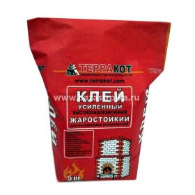 Клей для плитки Терракот усиленный жаростойкий  5 кг
