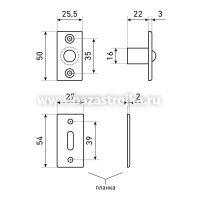 Фиксатор шариковый ст.медь СТАНДАРТ 588