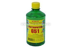 Растворитель 651 0,5л (Новгород)